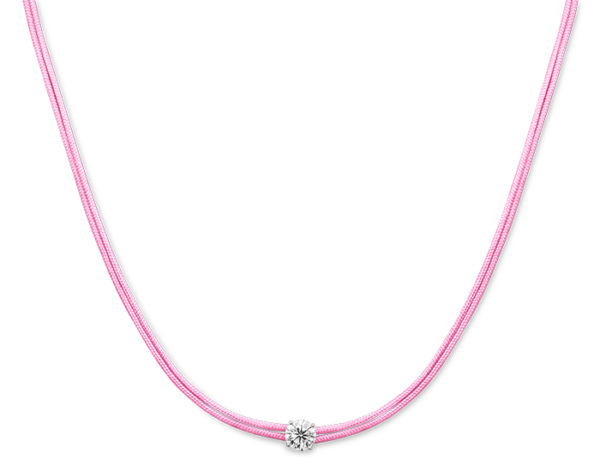 Round nylon necklace